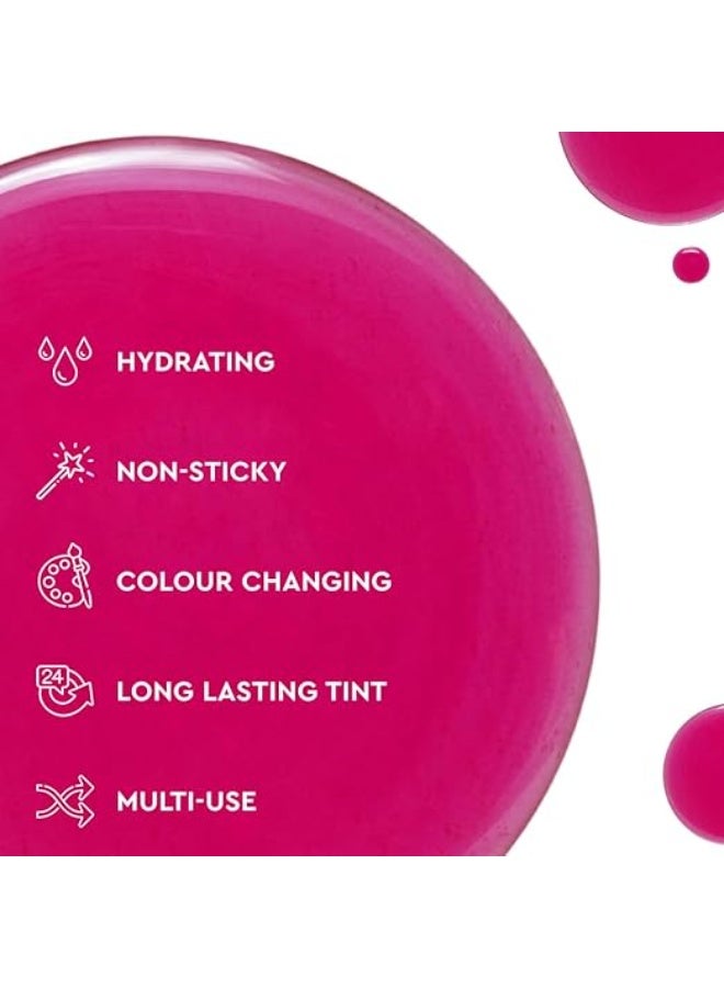 كيرو زيت كيرو بي إتش-بلاي لتغيير لون الشفاه والخدود - توت العليق، 5.5 مل | مرطب، مفتح للبشرة، يقلل من الخطوط الدقيقة | غير لزج، غير دهني | عناية بالبشرة غنية بزيت المورينجا، زيت ثمر الورد، وزيت الأفوكادو - Image 4